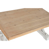Centre Table Home ESPRIT White Natural Fir wood MDF Wood 110 x 65 x 46 cm-5
