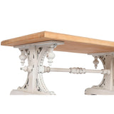 Centre Table Home ESPRIT White Natural Fir wood MDF Wood 110 x 65 x 46 cm-2