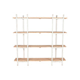 Shelves Home ESPRIT White Metal Fir 188 x 42 x 180 cm-2