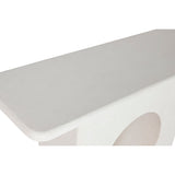 Console Home ESPRIT Yellow White Fir MDF Wood 120 x 40 x 80 cm-4