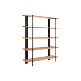 Shelves Home ESPRIT Black Metal Fir 160 x 42,5 x 190 cm-0