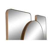 Wall mirror Home ESPRIT Golden Crystal Iron Modern 100 x 5 x 200 cm-2