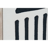 Painting Home ESPRIT White Black Urban 83 x 4,5 x 123 cm (2 Units)-2