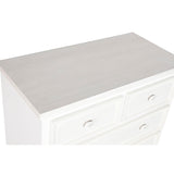 Chest of drawers Home ESPRIT White Beige Wood MDF Wood Romantic 80 x 42 x 105 cm-3