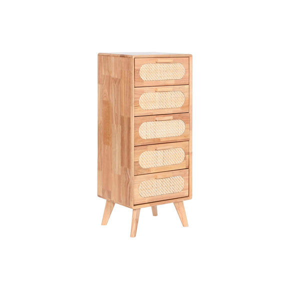 Chest of drawers Home ESPRIT Natural Metal Rubber wood 40 x 30 x 78 cm-0