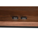 Sideboard Home ESPRIT Brown Black Silver Natural Mango wood Mirror 150 x 38 x 80 cm-3