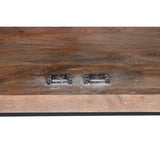 Sideboard Home ESPRIT Brown Black Silver 80 x 38 x 80 cm-4