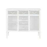 Sideboard Home ESPRIT White Metal 101 x 42 x 85 cm-1