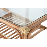 Centre Table Home ESPRIT Natural Bamboo Rattan 76 x 46 x 40 cm-3