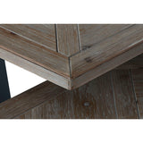 Centre Table Home ESPRIT Black Natural Metal Fir wood 118 x 78 x 45 cm-4