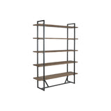 Shelves Home ESPRIT Black Metal Fir 148 x 36,5 x 200 cm-0