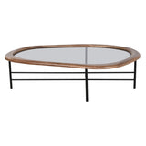 Centre Table Home ESPRIT Brown Black Crystal Fir wood 120 x 69 x 33 cm-1