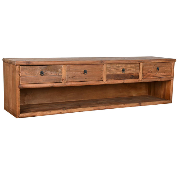 TV furniture Home ESPRIT Brown Pinewood Recycled Wood 200 x 45 x 55 cm-0