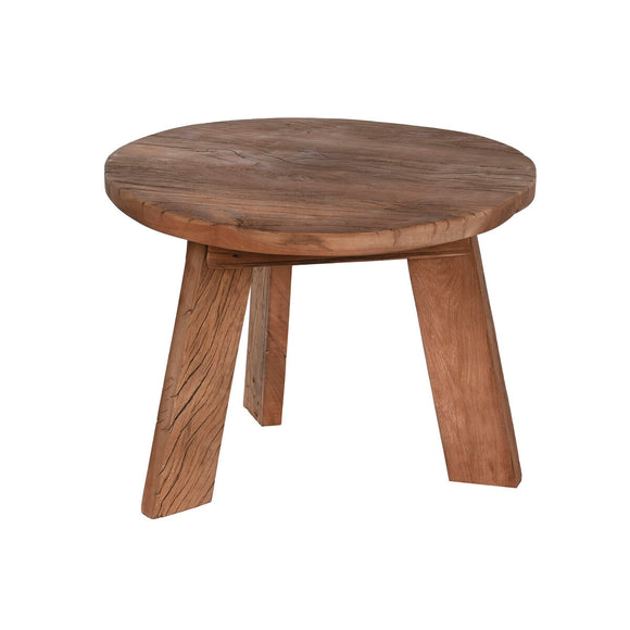 Side table Home ESPRIT Brown Recycled Wood 60 x 60 x 45 cm-0