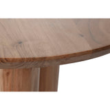 Centre Table Home ESPRIT Brown Natural Acacia 80 x 80 x 45 cm-3