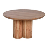 Centre Table Home ESPRIT Brown Natural Acacia 80 x 80 x 45 cm-1