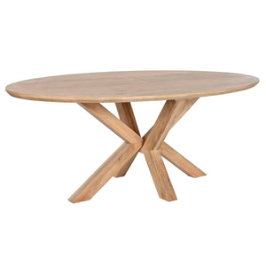 Dining Table Home ESPRIT Natural Mango wood 200 x 100 x 77 cm-0