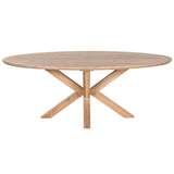 Dining Table Home ESPRIT Natural Mango wood 200 x 100 x 77 cm-1