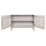 Sideboard Home ESPRIT White Golden 120 x 45 x 80 cm-8