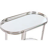 Side table Home ESPRIT Silver Steel Mirror 70 x 35 x 63 cm-4