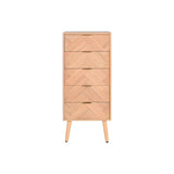 Chest of drawers Home ESPRIT Natural Paolownia wood MDF Wood 42 x 34 x 101 cm-1