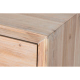 Centre Table Home ESPRIT Natural Fir wood MDF Wood 130 x 70 x 46 cm-3