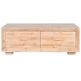 Centre Table Home ESPRIT Natural Fir wood MDF Wood 130 x 70 x 46 cm-1