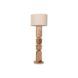 Floor Lamp Home ESPRIT Beige Natural 220 V 40 x 40 x 116 cm-0