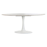 Dining Table Home ESPRIT White Metal Marble 180 x 100 x 76 cm-0