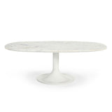 Centre Table Home ESPRIT White Metal Marble 120 x 70 x 39 cm-1