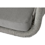 Garden sofa Home ESPRIT White Grey Aluminium synthetic rattan 57 x 63 x 84 cm-1