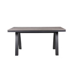Dining Table Home ESPRIT Grey Aluminium polystyrene 160 x 90 x 77 cm-1