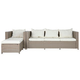 Garden sofa Home ESPRIT synthetic rattan 200 x 80 x 68 cm-9