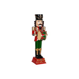 Christmas bauble Home ESPRIT Multicolour Musical Nutcracker 38 X 45 X 122 cm-0