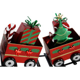 Christmas bauble Home ESPRIT Red Green Train 133 x 24 x 52 cm-2