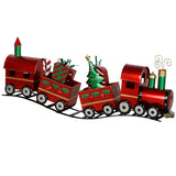 Christmas bauble Home ESPRIT Red Green Train 133 x 24 x 52 cm-0