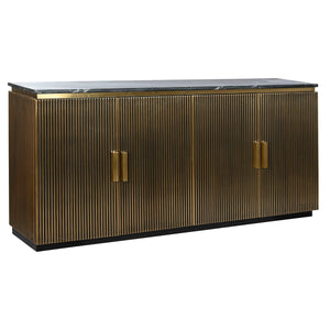 Sideboard Home ESPRIT Brass Marble 180 x 40 x 85 cm-0