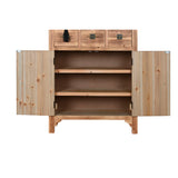 Chest of drawers Home ESPRIT Black Natural Fir MDF Wood Oriental 63 x 27 x 101 cm-7