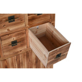 Chest of drawers Home ESPRIT Black Natural Fir MDF Wood Oriental 63 x 27 x 101 cm-6