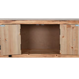 Console Home ESPRIT Black Fir MDF Wood 96 x 24 x 79 cm-7