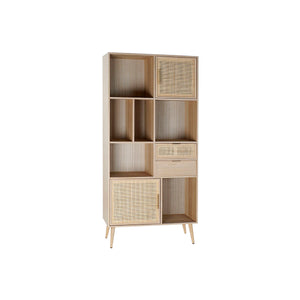 Shelves Home ESPRIT Natural Paolownia wood MDF Wood 90 x 37 x 189 cm-0