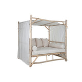 Sun-lounger Home ESPRIT White Natural-2