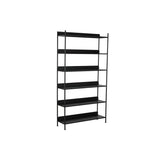 Shelves Home ESPRIT Black Metal 100 x 30 x 180 cm-4