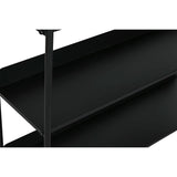 Shelves Home ESPRIT Black Metal 100 x 30 x 180 cm-5