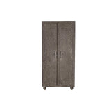 Cupboard Home ESPRIT Light brown Wood 85,5 x 47 x 180 cm-2