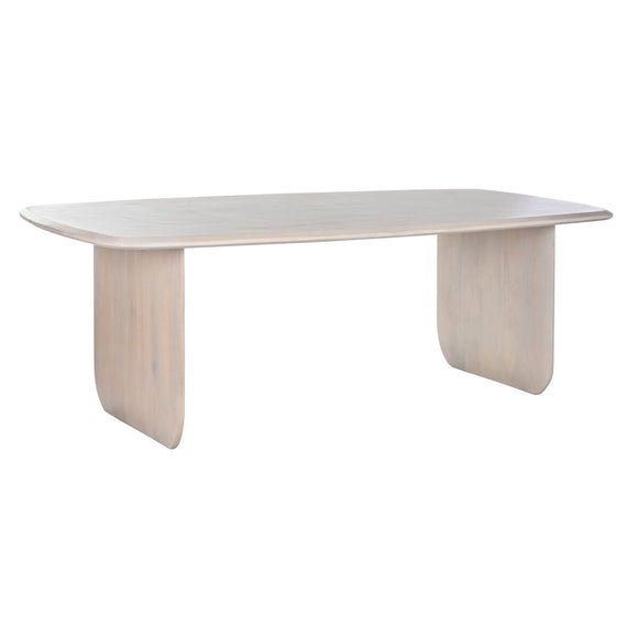 Dining Table Home ESPRIT White Mango wood 218 x 100 x 76 cm-0