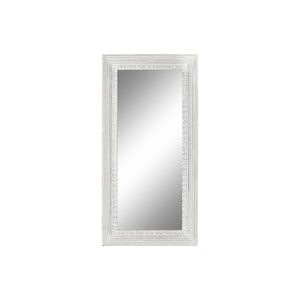 Wall mirror Home ESPRIT White Indian Man Stripped 87 x 4 x 175 cm-0