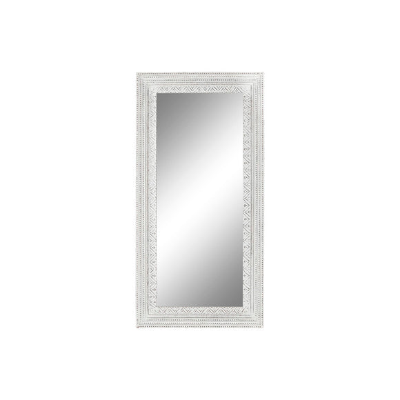 Wall mirror Home ESPRIT White Indian Man Stripped 87 x 4 x 175 cm-0