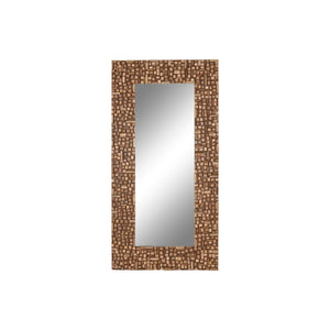 Wall mirror Home ESPRIT Brown Modern 91 x 4 x 183 cm-0