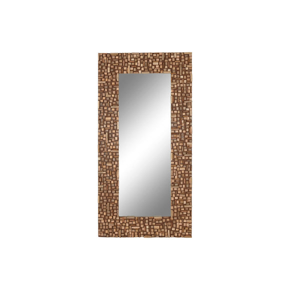 Wall mirror Home ESPRIT Brown Modern 91 x 4 x 183 cm-0